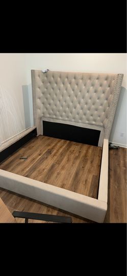 King headboard with front and sides for a king bed. Great shape.
