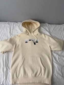 Secret 777’s Cream Rhinestone Hoodie