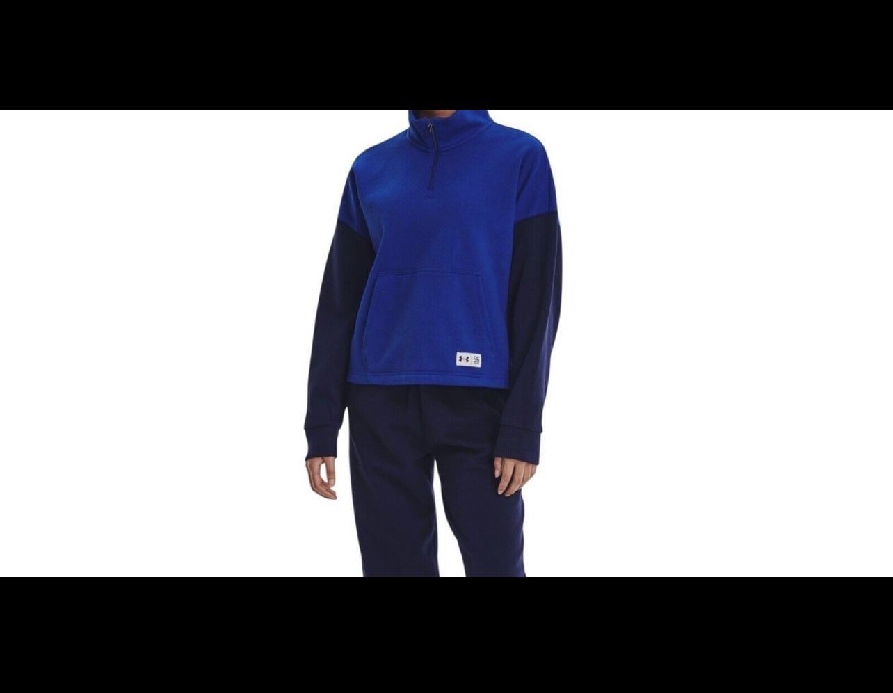 Women's UA Playback Fleece Oversized ¼ Zip Size XL