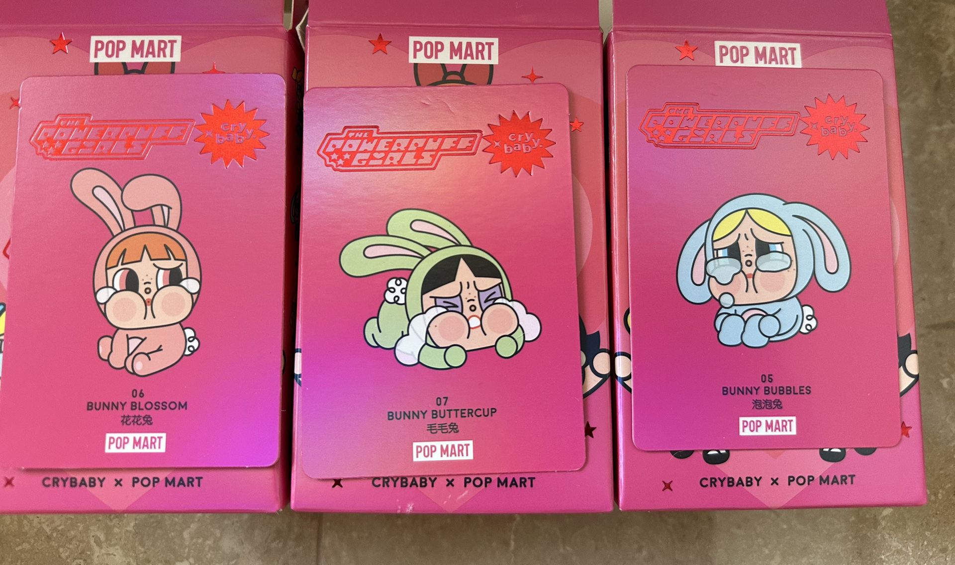 POP MART CRYBABY x Powerpuff Girls Series Figures