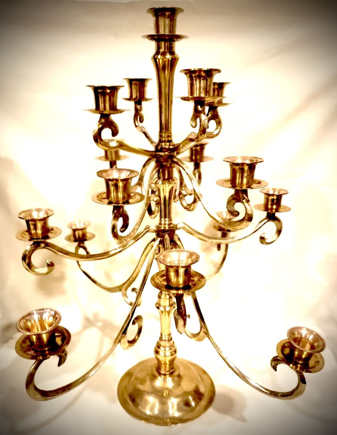 Brass Candelabra 18”