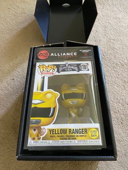 Alliance Authentic Yellow Ranger Funko Pop