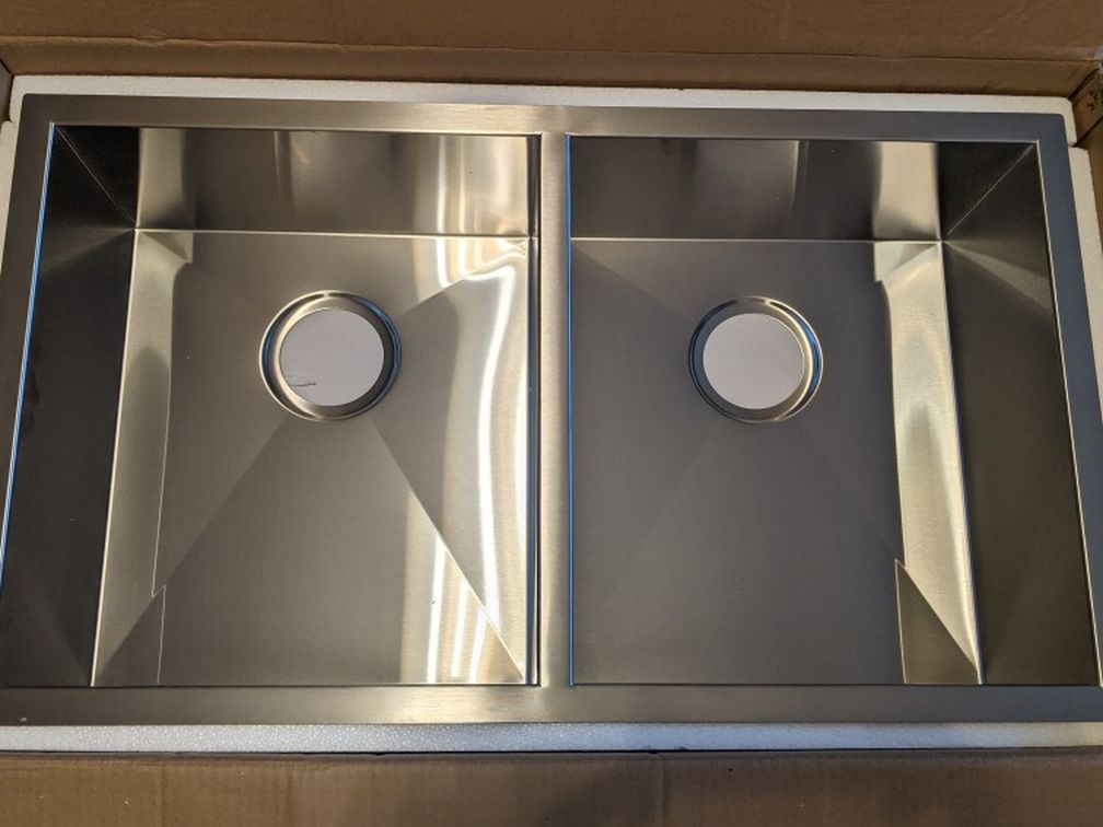 Double Basin Stainless Steel Sink
