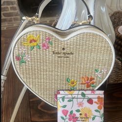 Kate Spade Heart Purse & Card Holder