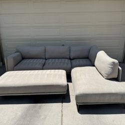 Modern Grey Sectional