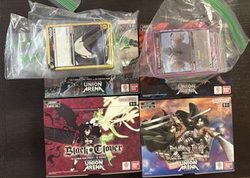 Union Arena Black Clover,AoT, Kaiju No 8,Full Metal Alchemist,Kagurabachi Trading Card Game Bulk