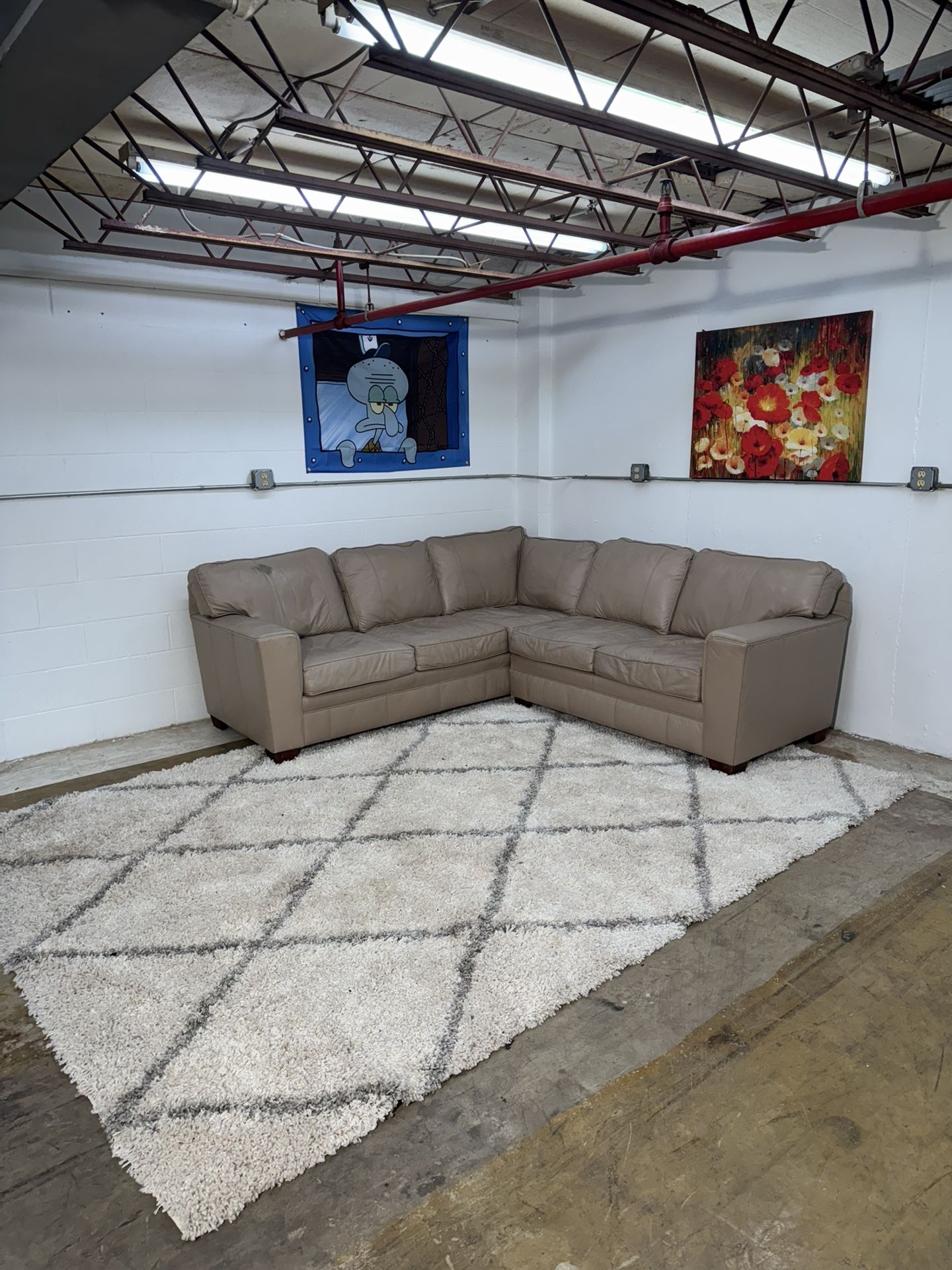 Leather Sectional Couch