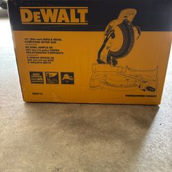 DEWALT 10”( 254 mm ) SINGLE BEBEVEL COMPOUND SAW