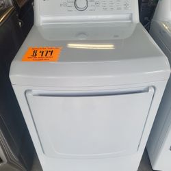 Gas Dryer LG White 7.3 Cubic. Feet.