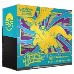 Pokemon Center Ascended Heros Etb