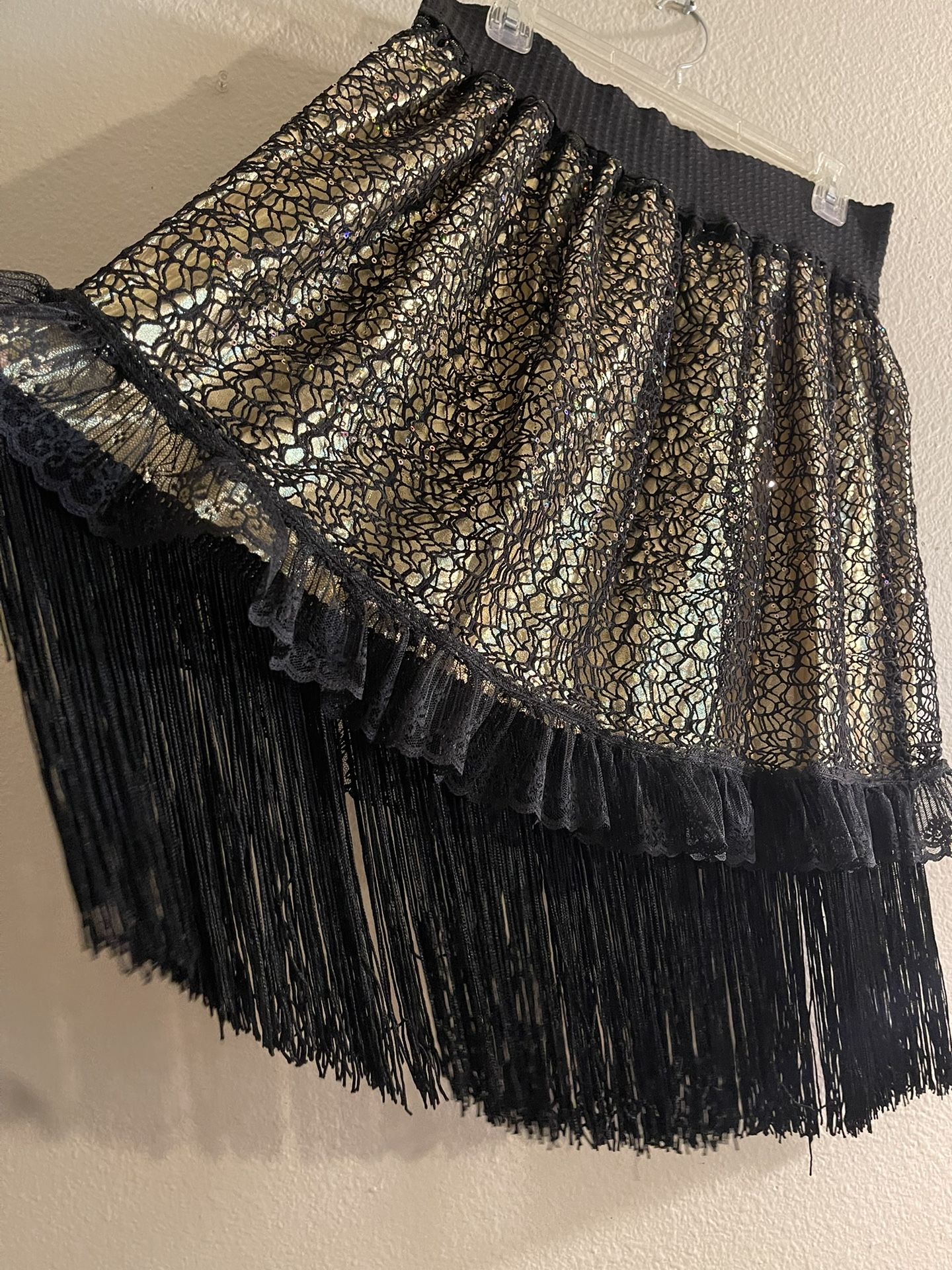 Costume Made Fringed Skirt