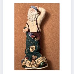Vintage Boyds Santa 2004 Poor Ol' Stressnick Running Out of Time