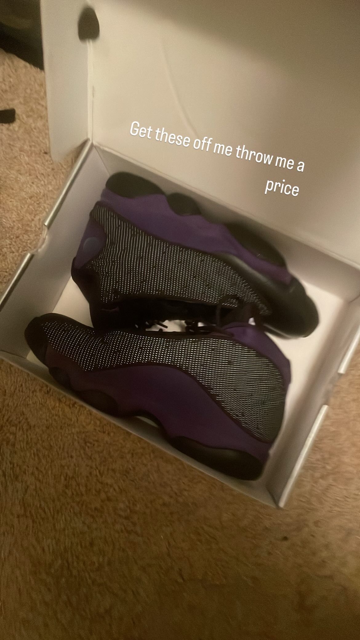 Jordan 13s Purple And Black 
