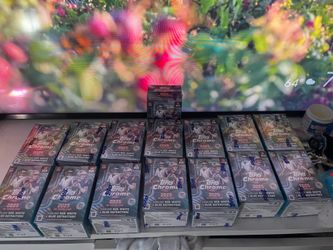 Topps chrome football trading card boxes!!