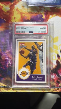 2003 Fleer Platinum Kobe Bryant #56 PSA 8
