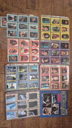 Star Wars Jedi 1983 complete Topps!