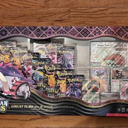 Paldean Fates Great Tusk Iron Threads Ex Premium Collection