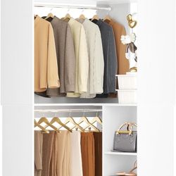 Corner Closet System In Wood