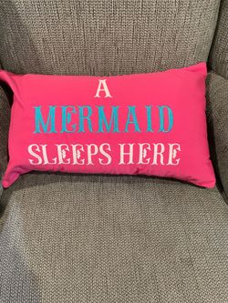 Mermaid pillow