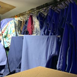 $10 Each … Smocks Nurses Uniforms & Few Jackets & Of Many And Holiday Styles. Willing To Nogociate On Quantity Purchase.  Shipping Based On Aprox 10