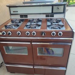 American Crown 6 Burnner 2 Ovens Stove