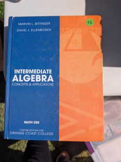 Intermediate algebra OCC Ed.