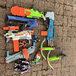 Nerf Guns And Toys. 
