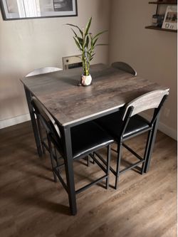 Table and chairs