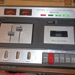 Vintage 1976 Realistic SCT-9 Stereo Cassette Tape Deck W/Manual -VGC-14-889