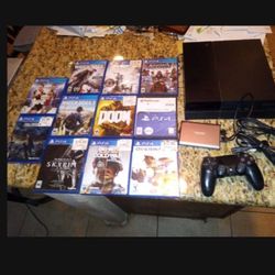 Ps4 Console And 11 Games With 500gb Extra Storage 