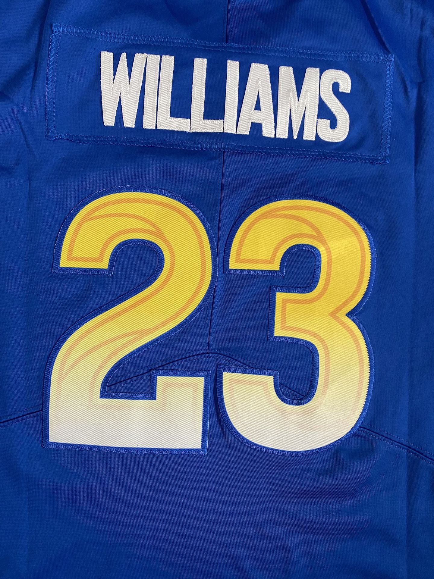 3XL Blue Los Angeles Rams Williams new # 23 jersey