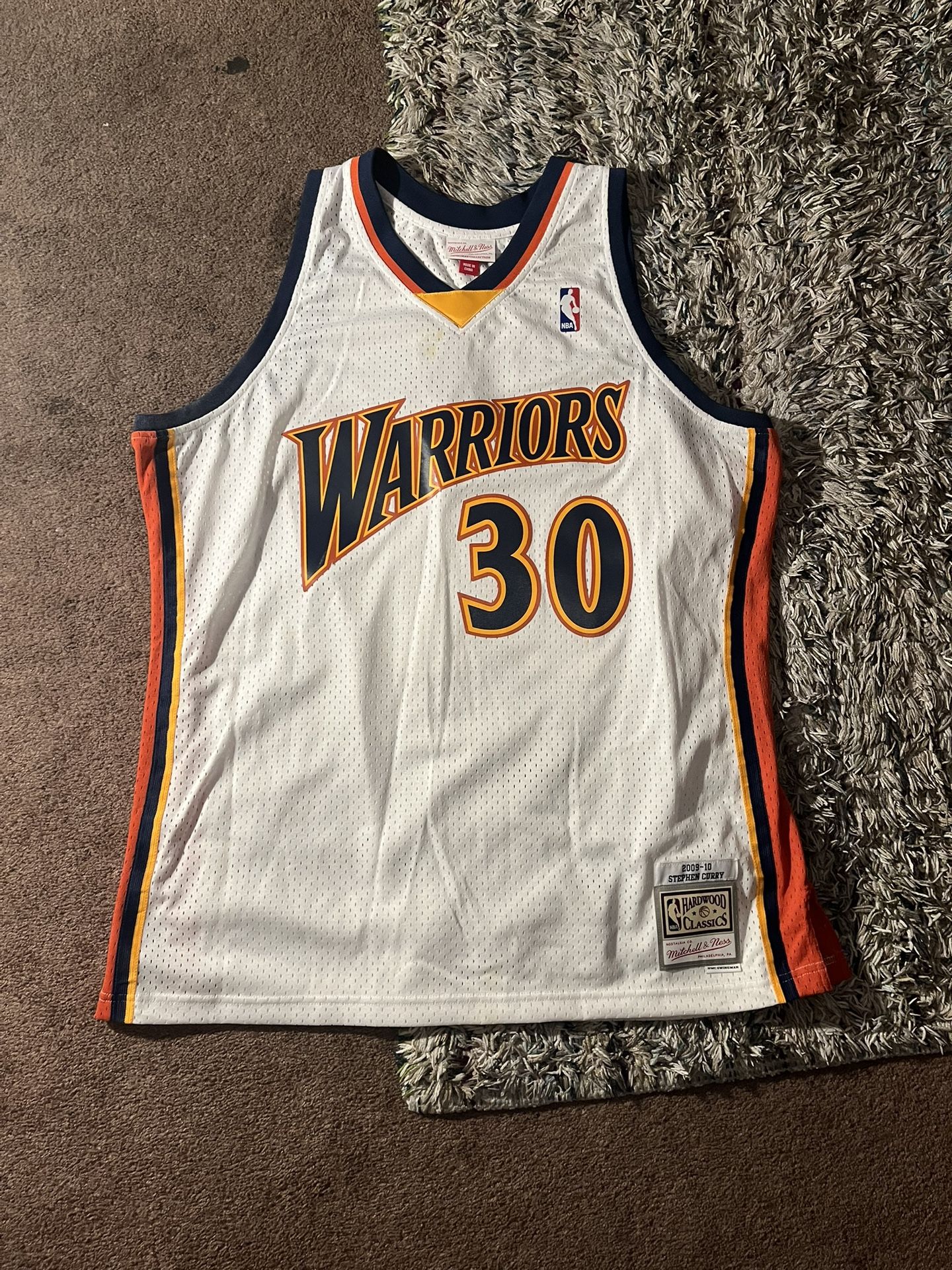 Mitchell And Ness Stephen Curry Jersey With Flaws