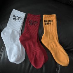 Orange Gallery Dept Socks 