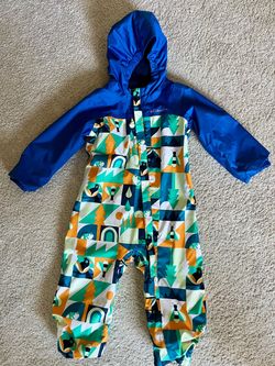 Columbia Rain Suit with Insulated Fleece Hood, 3T
