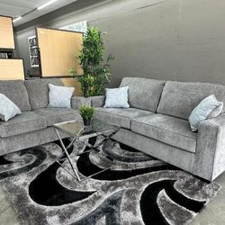 Altari Alloy 2 Piece Living Room Set 🎯Sofa & Loveseat 🎯$10 Down Payment Finance 🎯Brand New