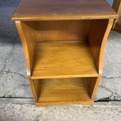 Wood Side Table