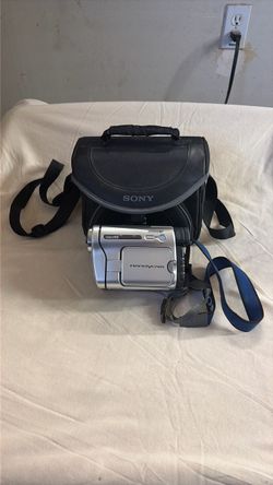 Camera. Sony. Missing. Battery. And charger.   For parts   It is sold as is