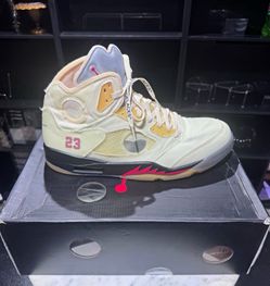 Off-White x Air Jordan 5 SP 'Sail'