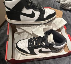Size 11 - Nike Dunk High Black White