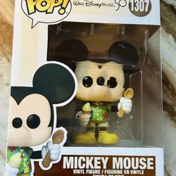 Funko Pop! #1307 Walt Disney World 50 Vacation Mickey Mouse Hawaiian Shirt -New