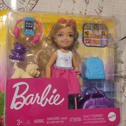 Barbie Sister Chelsea Doll Travel Set 