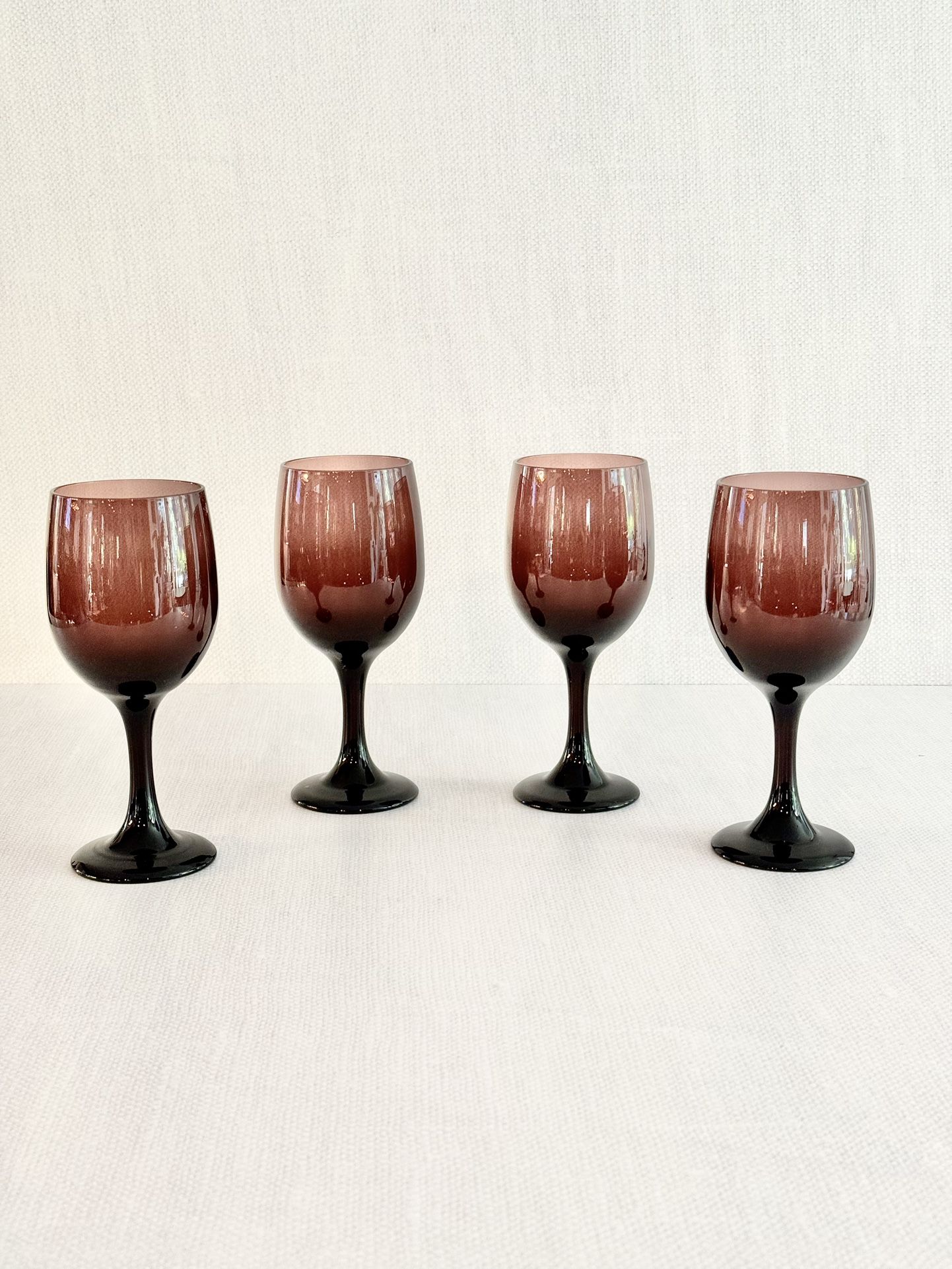 Vintage Libbey Premier Amethyst Stemware