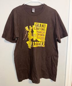 Brown T Shirt Grand Canyon Graphic