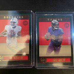 Tua Tagovailoa & Lamar Jackson /100 Panini Lot