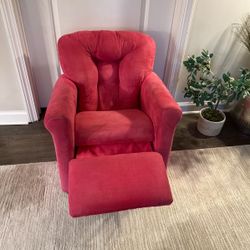 Red Armchair For Kids