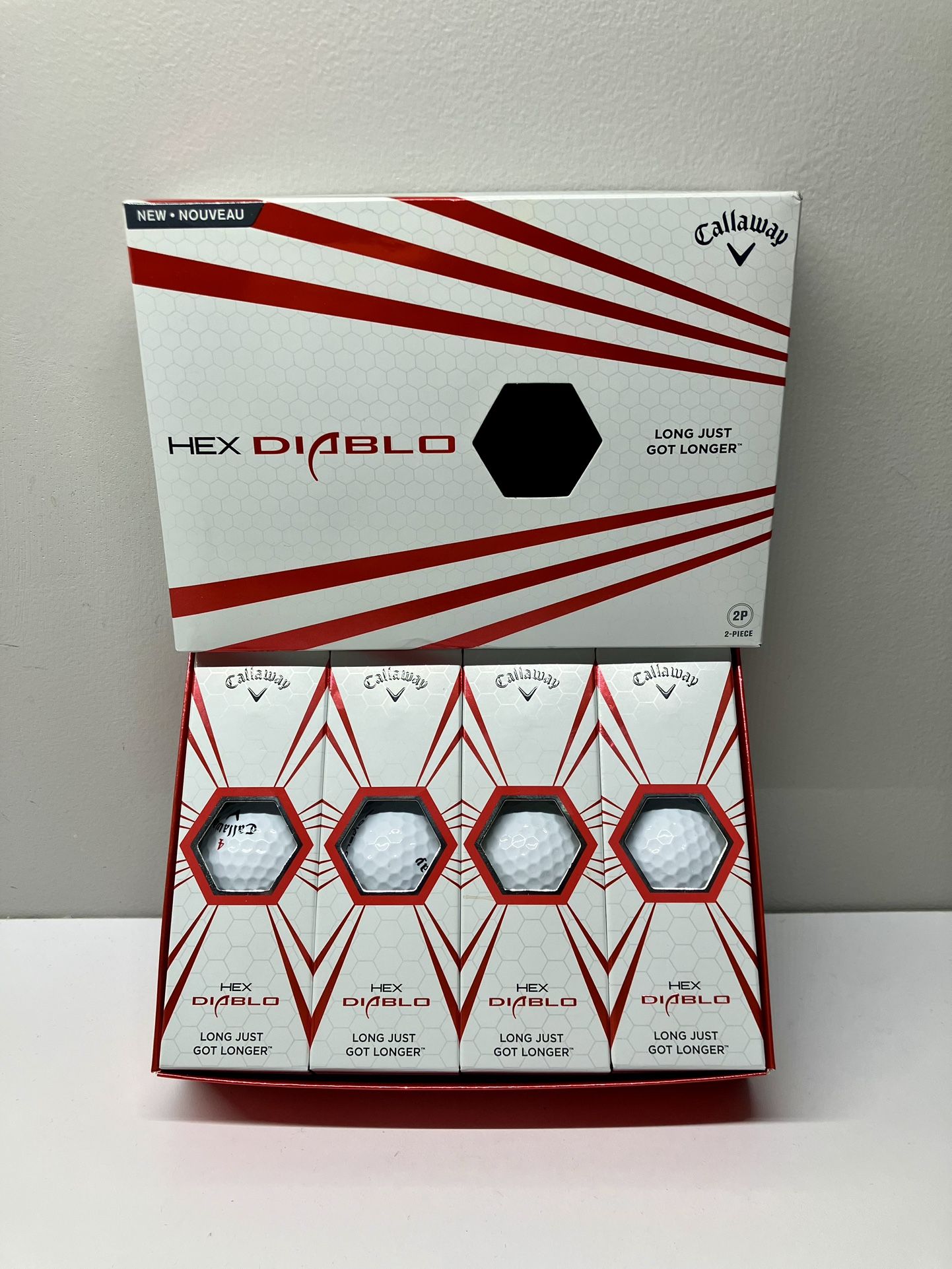 Callaway Hex Diablo Golf Balls Set Of 12 - Brand New