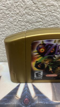 The Legend of Zelda Majora's Mask N64 Nintendo 64 Authentic Gold