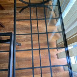 Two Glass Tables