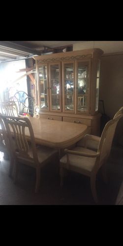 Wood Dining Room Set