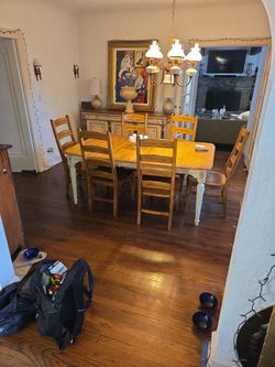 Dining Room Table With Chairs.